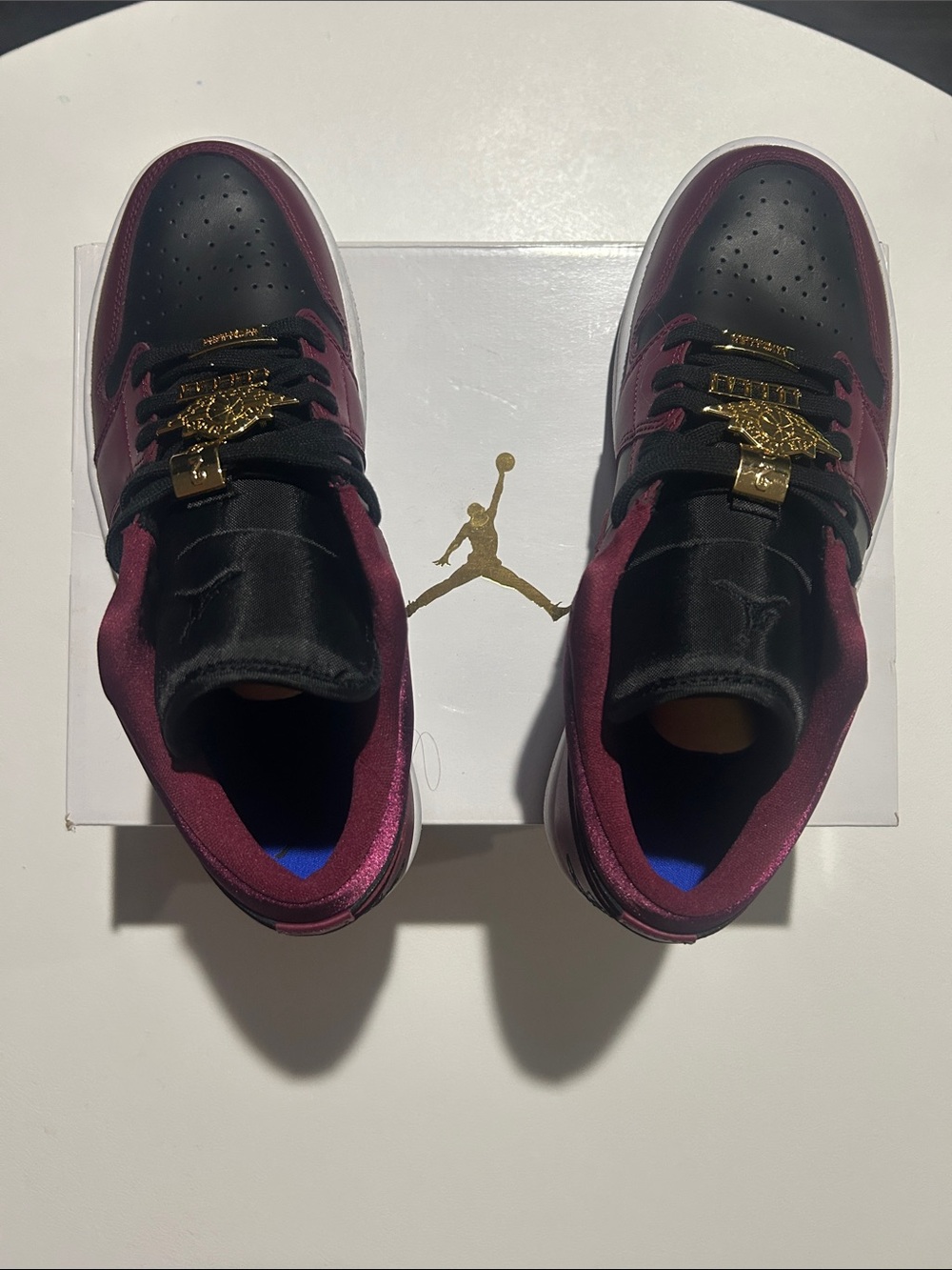 Jordan 1 Low “Dark Beetroot Black” Women’s Size 10.5 - Picture 6 of 12